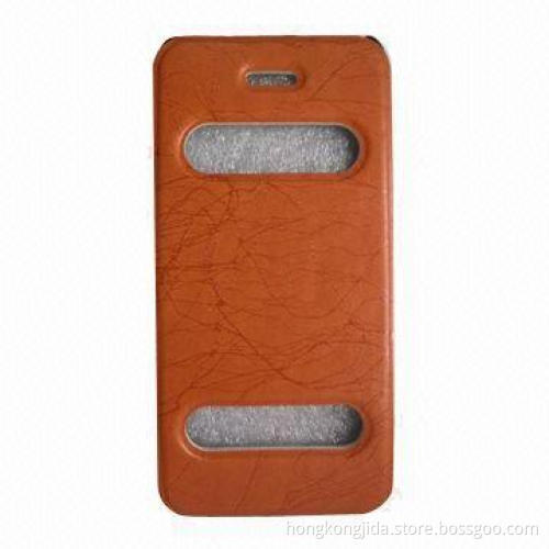 PU Case for iPhone 5, Customized Colors are Accepted